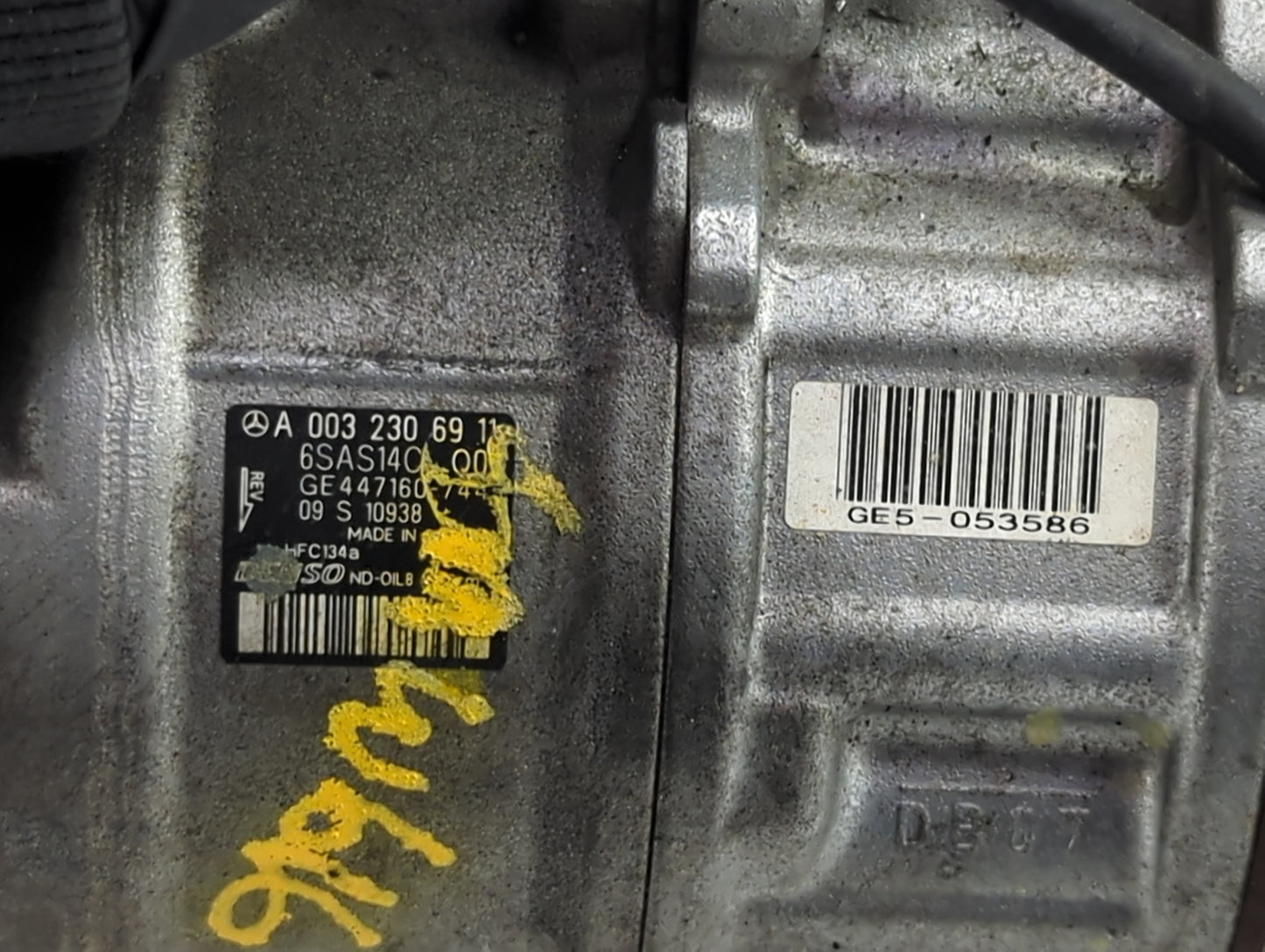 2015-2017 Mercedes-benz C300 Air Conditioning A/c Ac Compressor Oem - Oemusedautoparts1.com