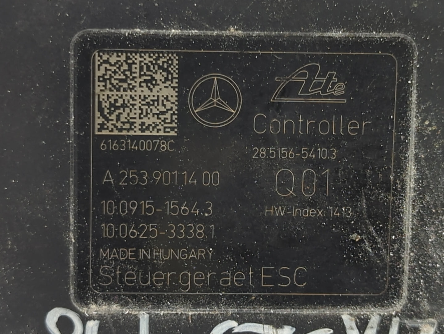 2016 Mercedes-Benz C300 ABS Pump Control Module Replacement P/N:A 253 901 14 00 Fits OEM Used Auto Parts - Oemusedautoparts1