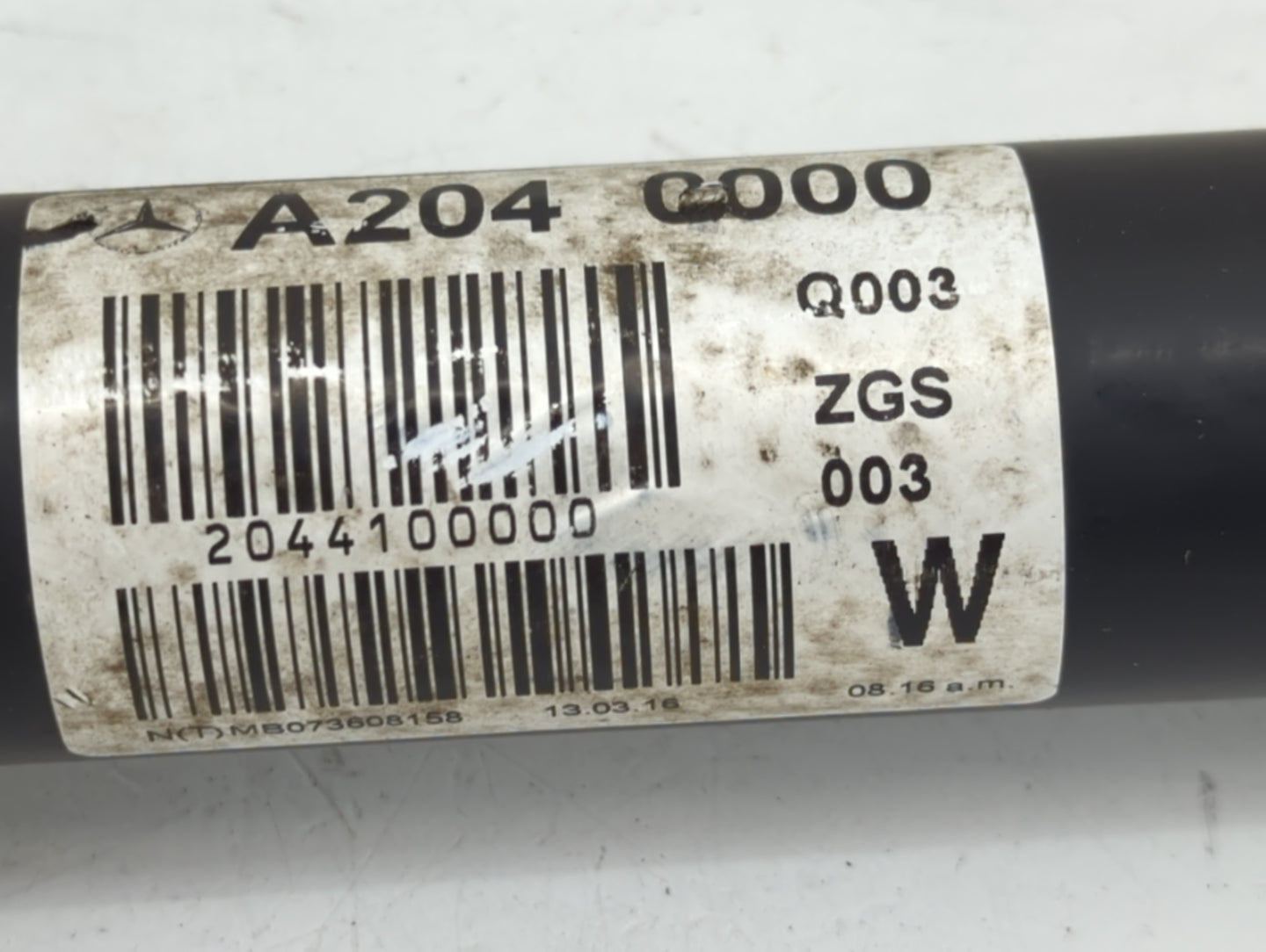 2015-2017 Mercedes-benz C300 Front Driveshaft Oem - Oemusedautoparts1.com