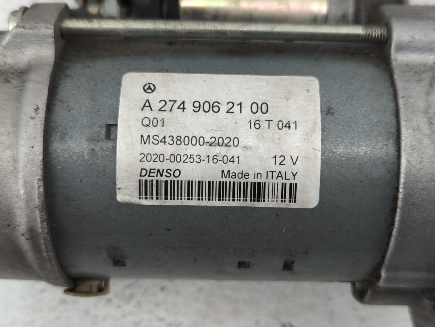 2015-2018 Mercedes-Benz C300 Car Starter Motor Solenoid OEM P/N:A 274 906 21 00 Fits Fits 2015 2016 2017 2018 2019 2020 2021