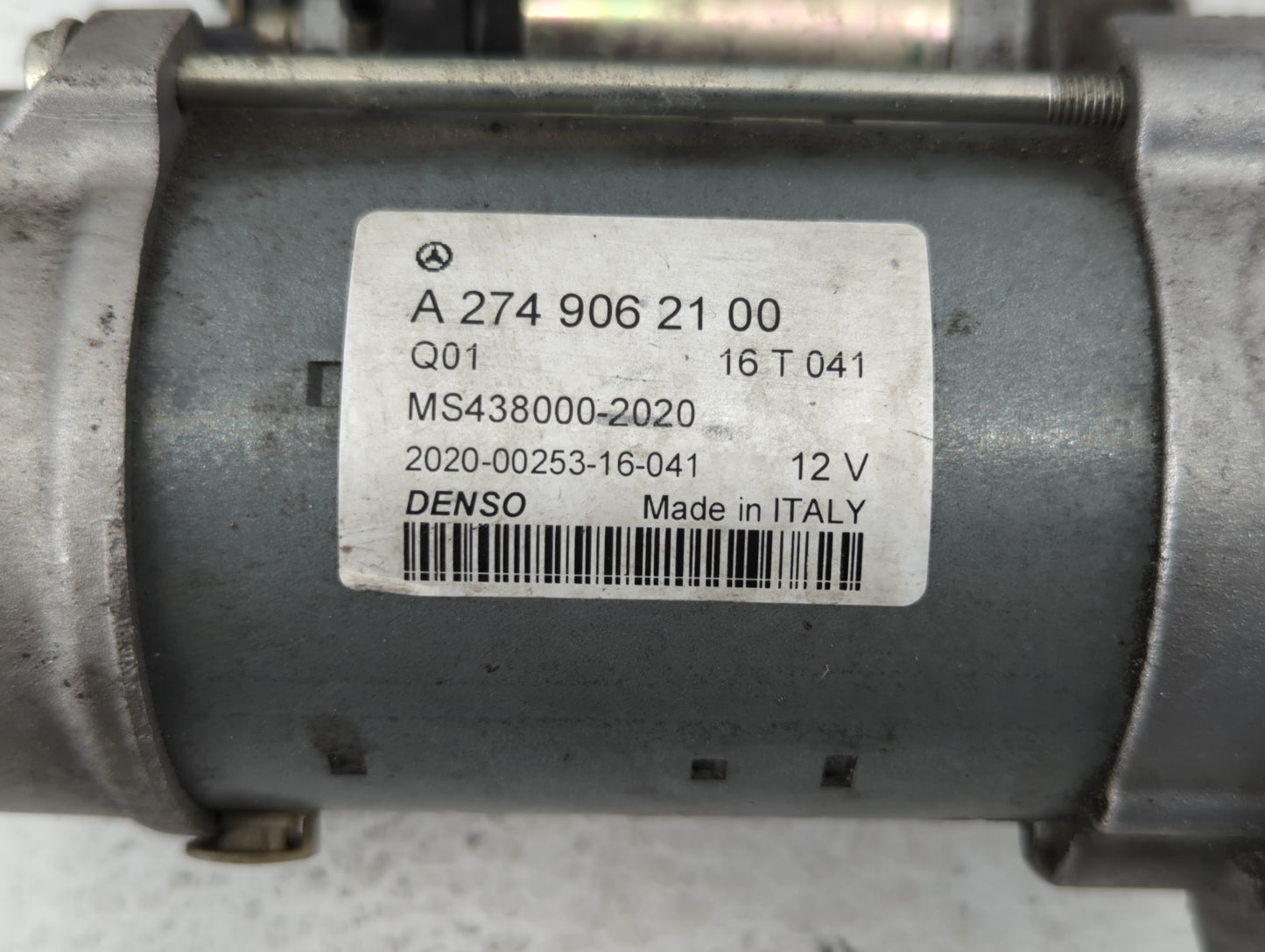 2015-2018 Mercedes-Benz C300 Car Starter Motor Solenoid OEM P/N:A 274 906 21 00 Fits Fits 2015 2016 2017 2018 2019 2020 2021