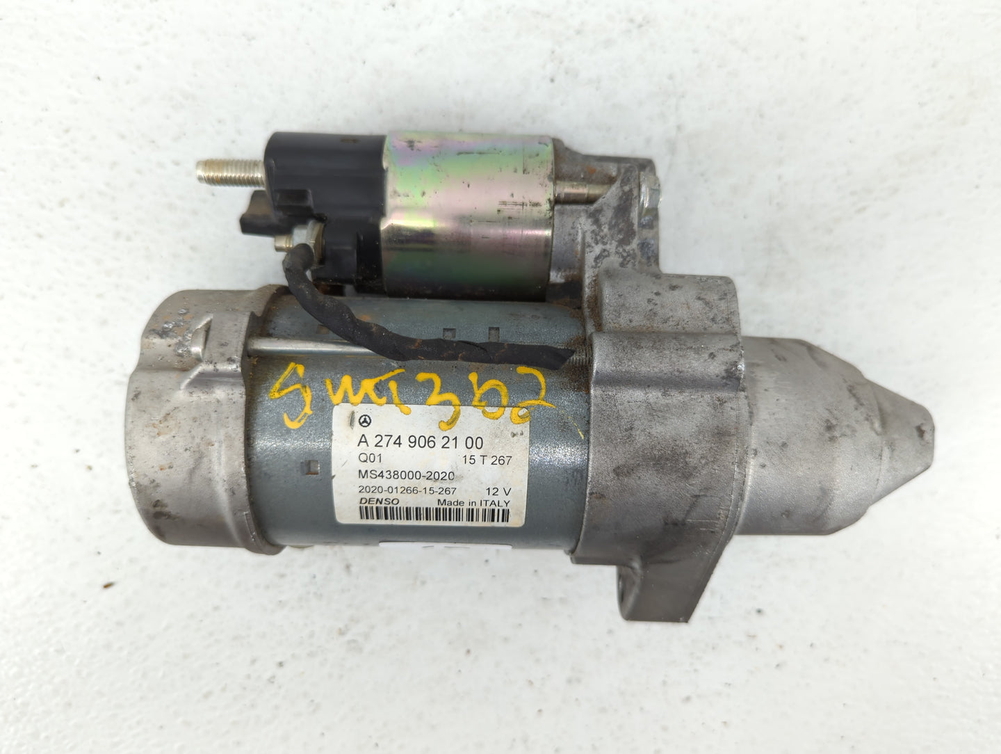 2015-2018 Mercedes-Benz C300 Car Starter Motor Solenoid OEM P/N:A 274 906 21 00 Fits Fits 2015 2016 2017 2018 2019 2020 2021