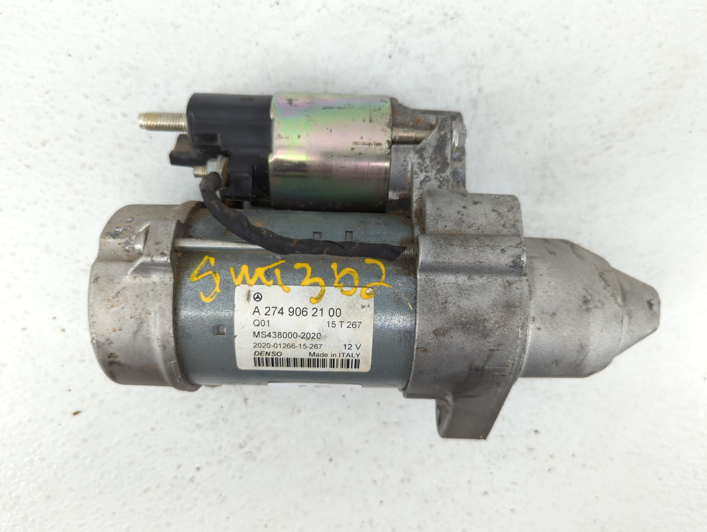 2015-2018 Mercedes-Benz C300 Car Starter Motor Solenoid OEM P/N:A 274 906 21 00 Fits Fits 2015 2016 2017 2018 2019 2020 2021