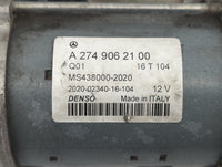 2015-2018 Mercedes-Benz C300 Car Starter Motor Solenoid OEM P/N:A 274 906 21 00 Fits Fits 2015 2016 2017 2018 2019 2020 2021