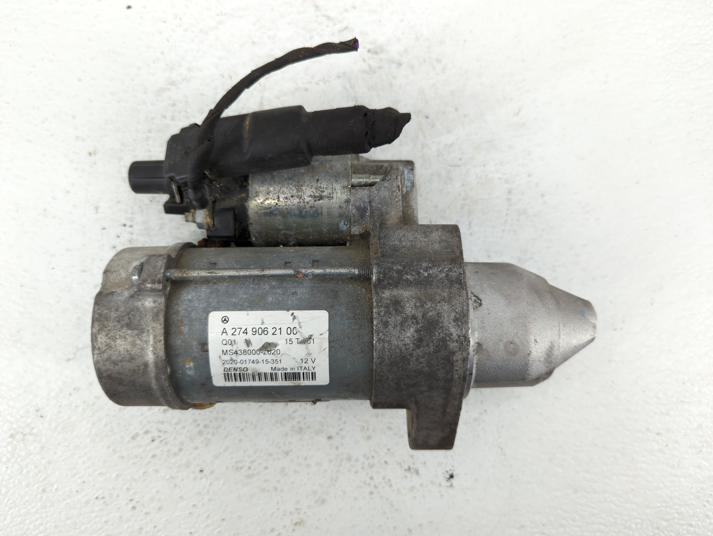 2015-2018 Mercedes-Benz C300 Car Starter Motor Solenoid OEM P/N:A 274 906 21 00 Fits Fits 2015 2016 2017 2018 2019 2020 2021