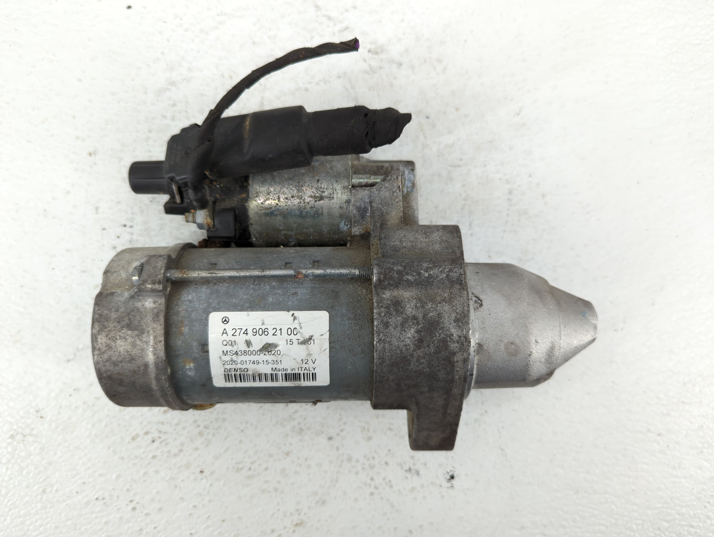 2015-2018 Mercedes-Benz C300 Car Starter Motor Solenoid OEM P/N:A 274 906 21 00 Fits Fits 2015 2016 2017 2018 2019 2020 2021