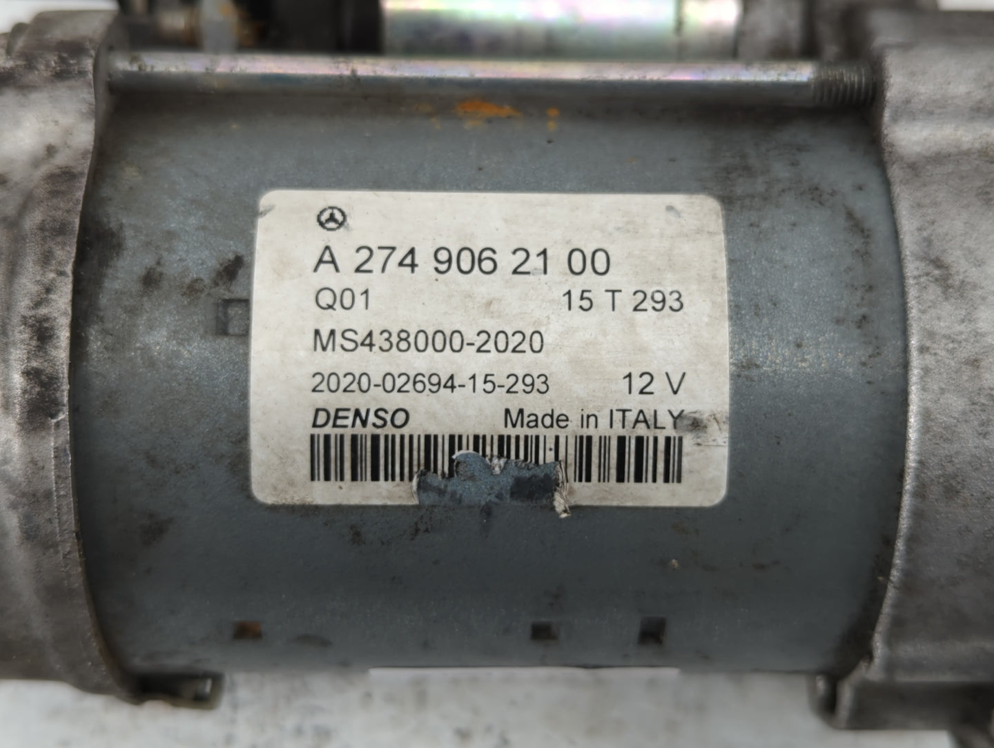 2015-2018 Mercedes-Benz C300 Car Starter Motor Solenoid OEM P/N:MS438000-2020 A 274 906 21 00 Fits OEM Used Auto Parts - Oem