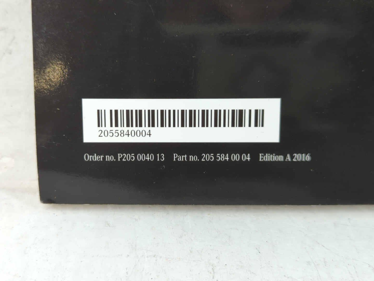 2016 Mercedes-Benz C350 Owners Manual Book Guide P/N:205 584 00 04 OEM Used Auto Parts - Oemusedautoparts1.com