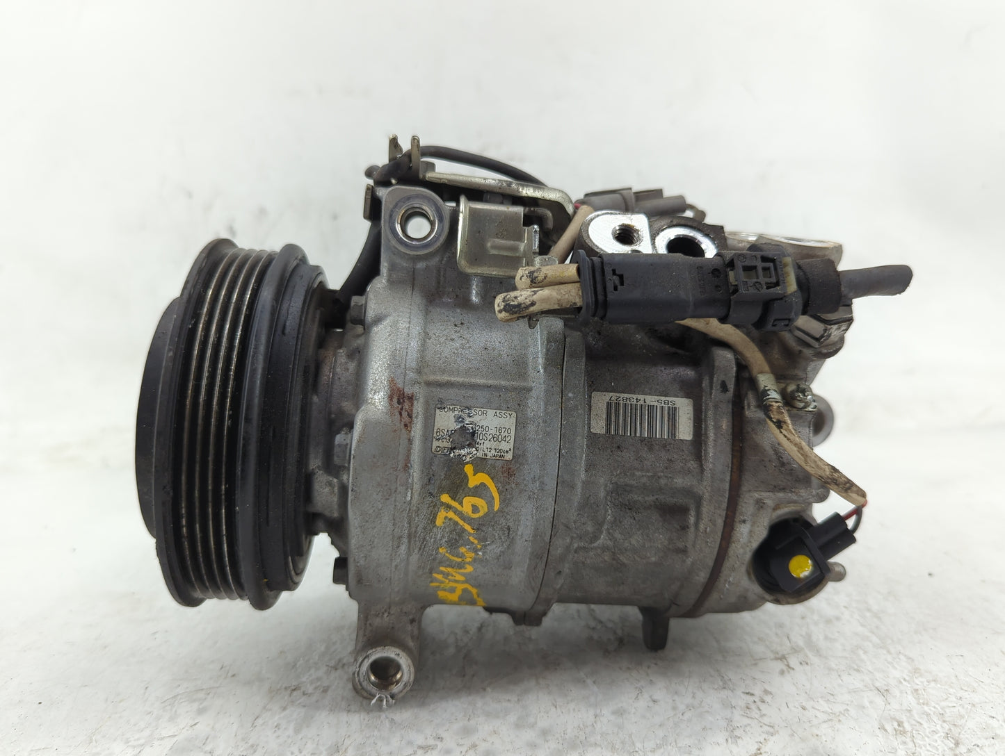 2014-2016 Mercedes-benz Cla250 Air Conditioning A/c Ac Compressor Oem - Oemusedautoparts1.com
