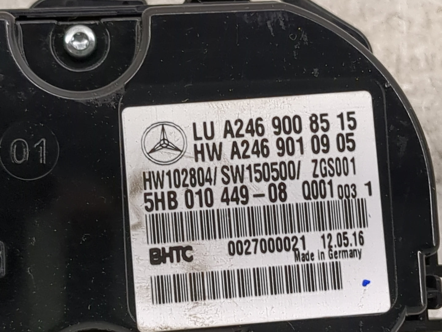 2014-2019 Mercedes-Benz Cla250 Climate Control Module Temperature AC/Heater Replacement P/N:A246 901 09 05 A246 900 85 15 Fi