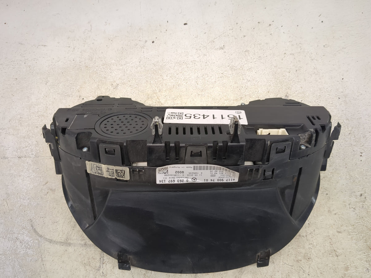 2016 Mercedes-Benz Cla250 Instrument Cluster Speedometer Gauges P/N:A1179007401 0263697134, A1179014901, A1729028205 Miles: 