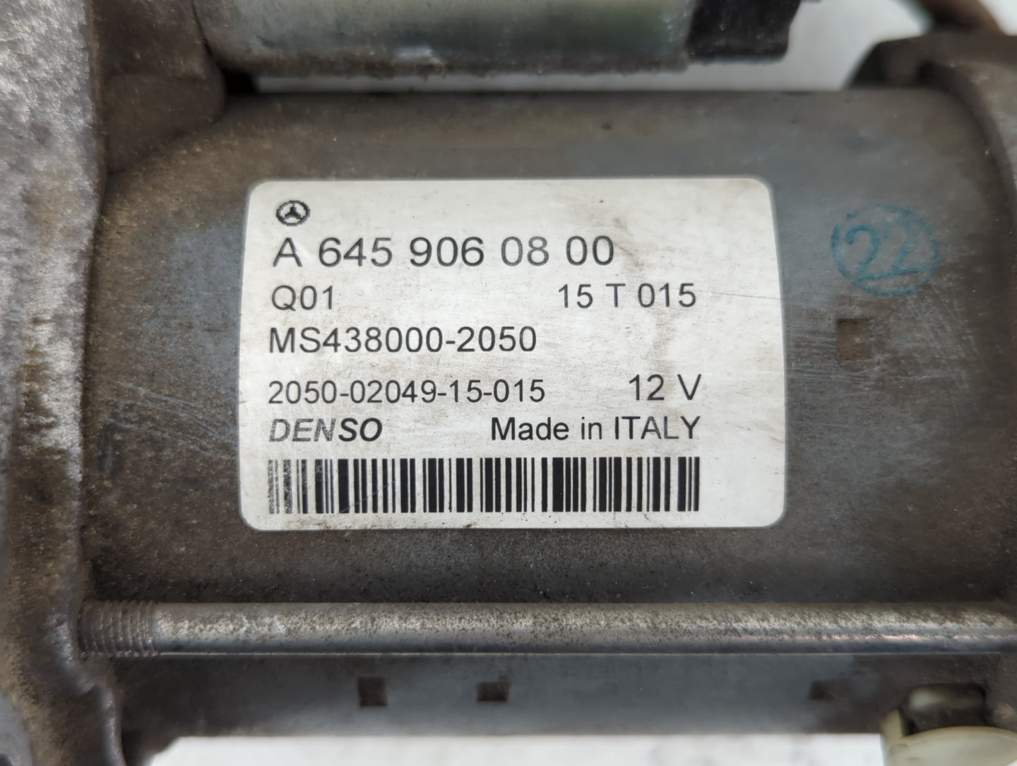 2014-2019 Mercedes-Benz Cla250 Car Starter Motor Solenoid OEM P/N:A 645 906 08 00 Fits OEM Used Auto Parts - Oemusedautopart