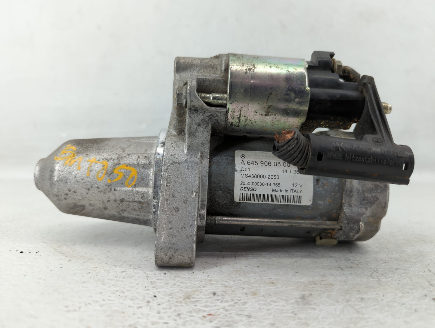 2014-2019 Mercedes-Benz Cla250 Car Starter Motor Solenoid OEM P/N:A 645 906 08 00 Fits OEM Used Auto Parts - Oemusedautopart