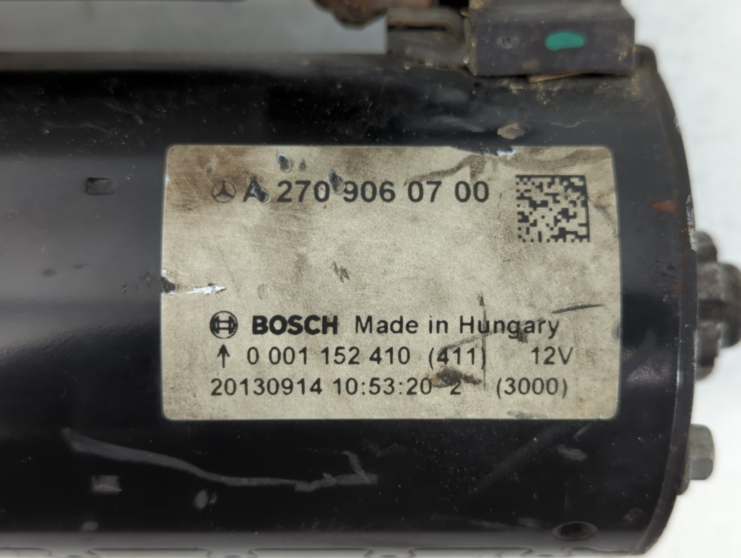 2014-2019 Mercedes-Benz Cla250 Car Starter Motor Solenoid OEM P/N:A 270 906 07 00 Fits OEM Used Auto Parts - Oemusedautopart