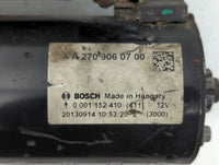 2014-2019 Mercedes-Benz Cla250 Car Starter Motor Solenoid OEM P/N:A 270 906 07 00 Fits OEM Used Auto Parts - Oemusedautopart