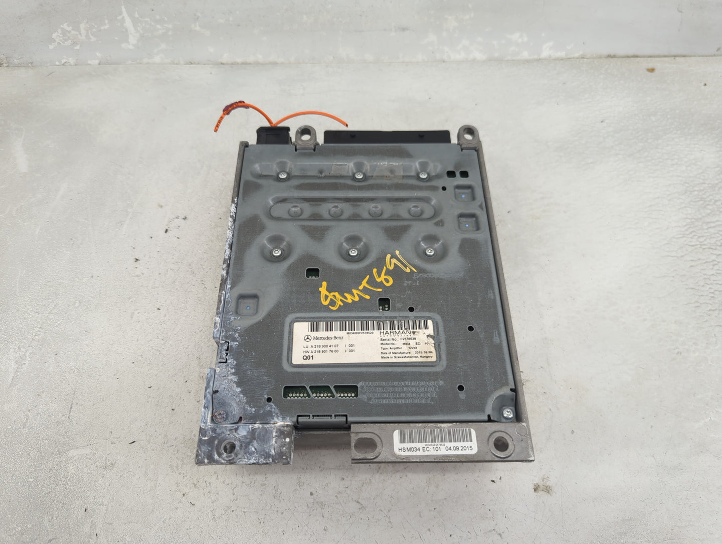 Mercedes-benz E-class Radio Speaker Amplifier - Oemusedautoparts1.com