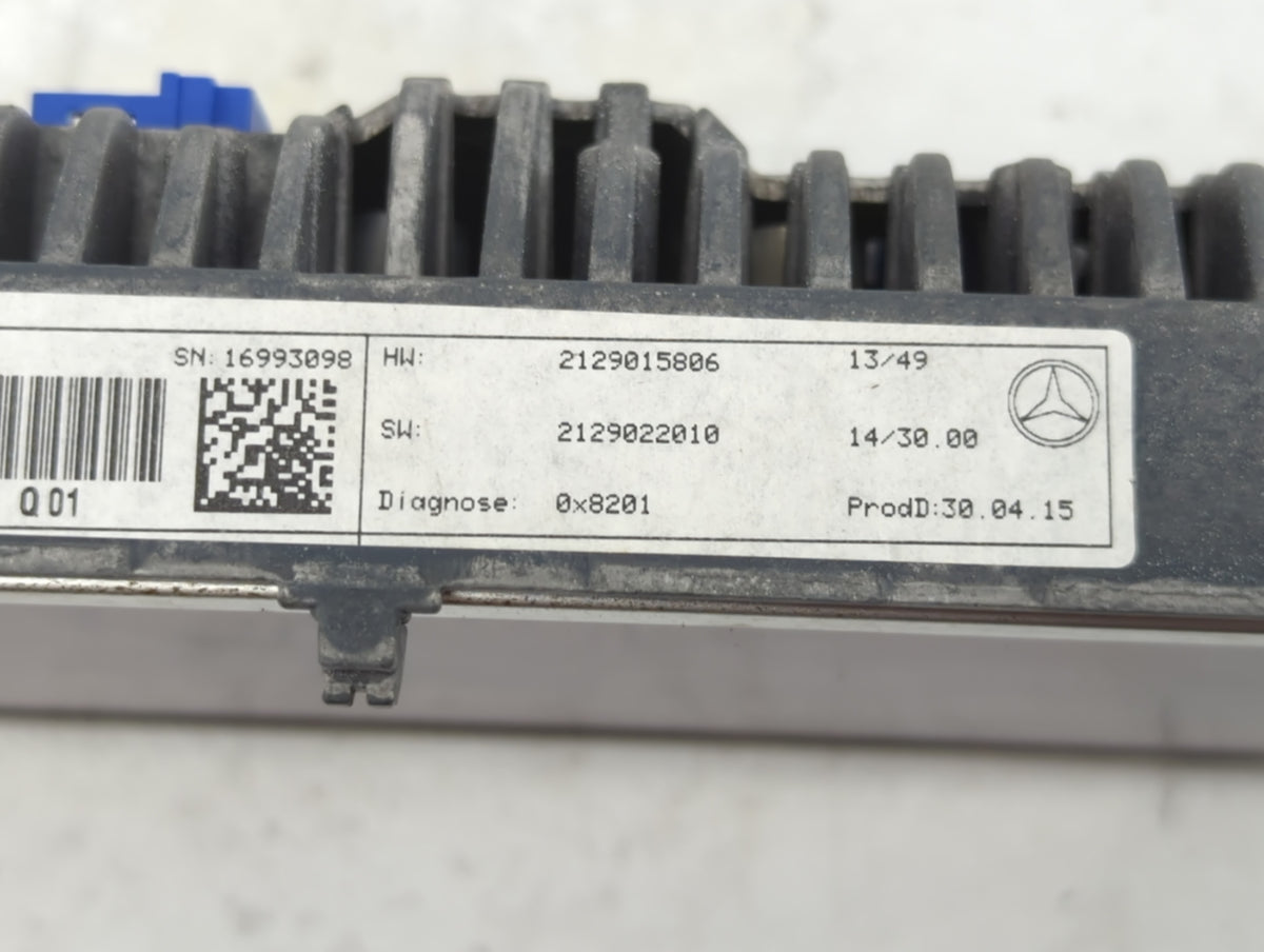 2016-2016 Mercedes-benz E350 Information Radio Display Screen - Oemusedautoparts1.com