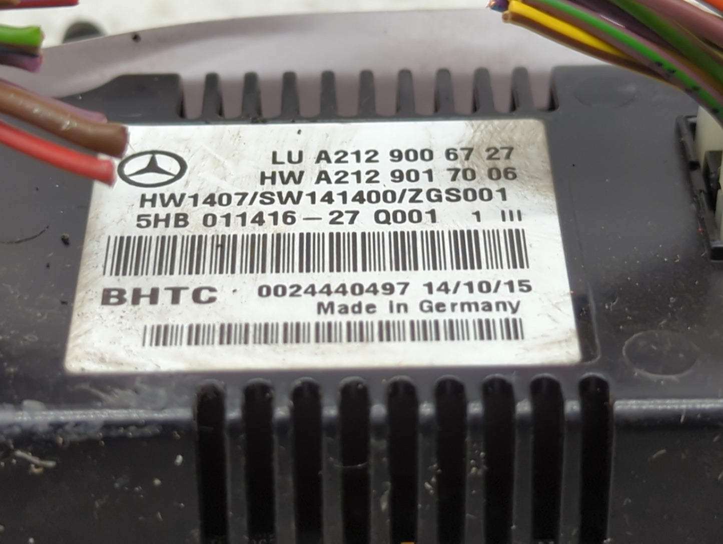 2015-2016 Mercedes-Benz E350 Climate Control Module Temperature AC/Heater Replacement P/N:A212 901 70 06 A212 900 67 27 Fits