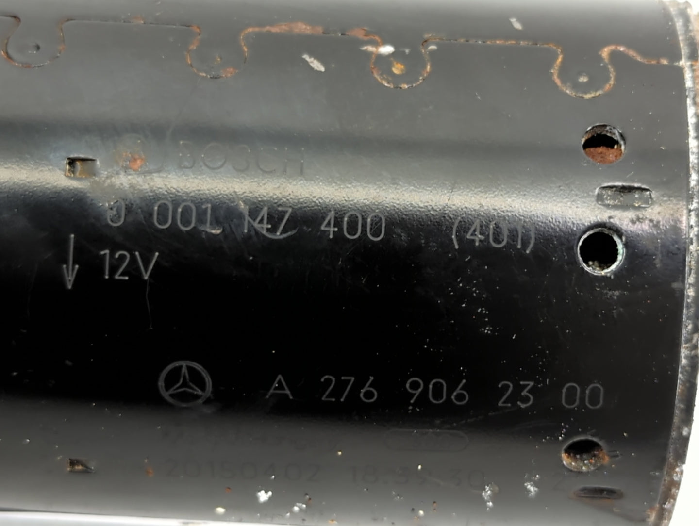 2014-2016 Mercedes-Benz E350 Car Starter Motor Solenoid OEM P/N:A 276 906 23 00 966 Fits OEM Used Auto Parts - Oemusedautopa