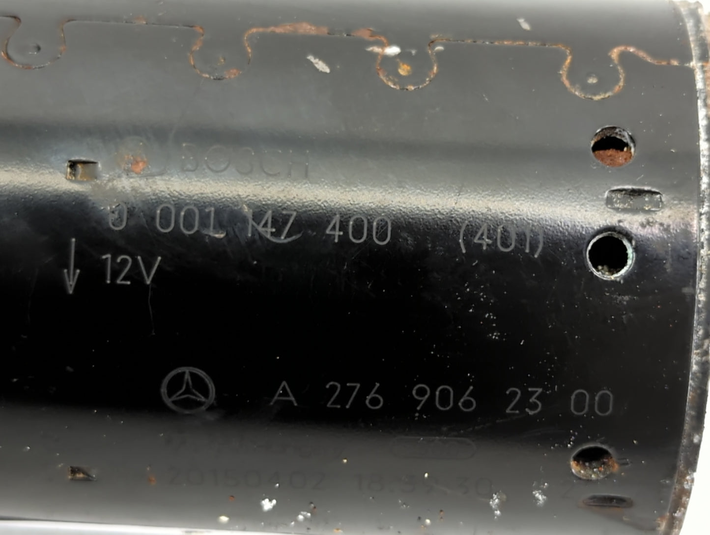 2014-2016 Mercedes-Benz E350 Car Starter Motor Solenoid OEM P/N:A 276 906 23 00 966 Fits OEM Used Auto Parts - Oemusedautopa