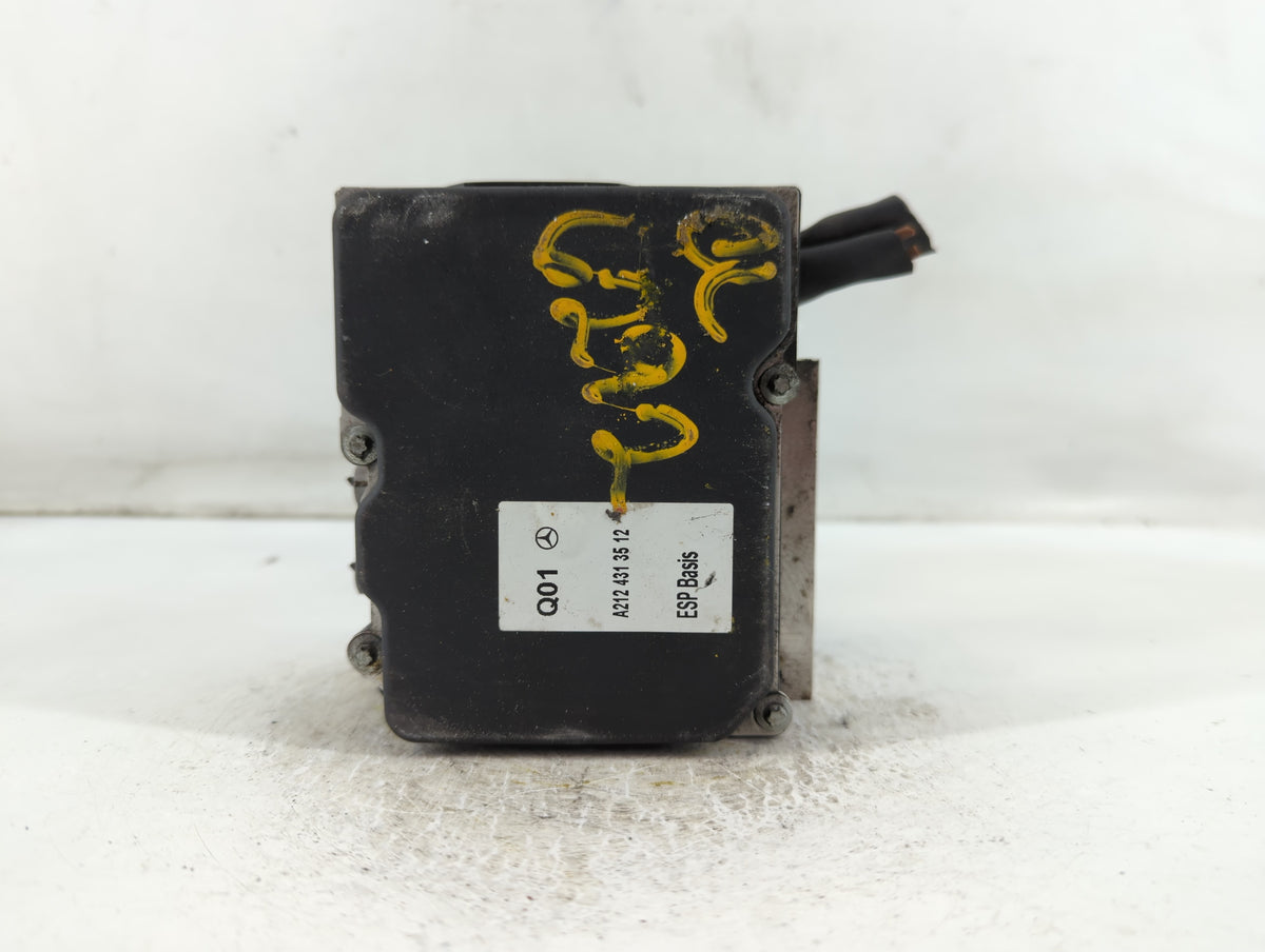 2015-2016 Mercedes-Benz E350 Anti-Lock Brake ABS Pump Module Actuator OEM P/N:A 212 431 35 12 Fits Fits 2015 2016 2017 OEM U
