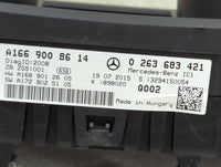 2016 Mercedes-Benz Gl-Class Instrument Cluster Speedometer Gauges P/N:A1669008614 0263683421, A1669012605 Miles:48K Fits Fit