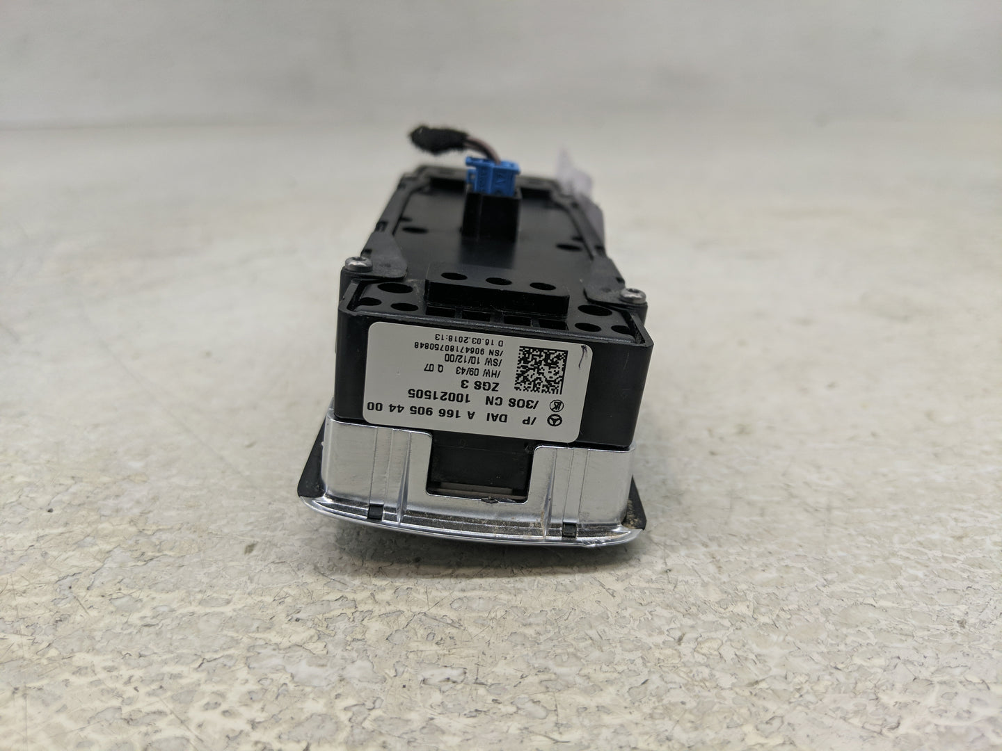 2013-2016 Mercedes-Benz Gl450 Master Power Window Switch Replacement Driver Side Left P/N:A 166 905 44 00 Fits OEM Used Auto