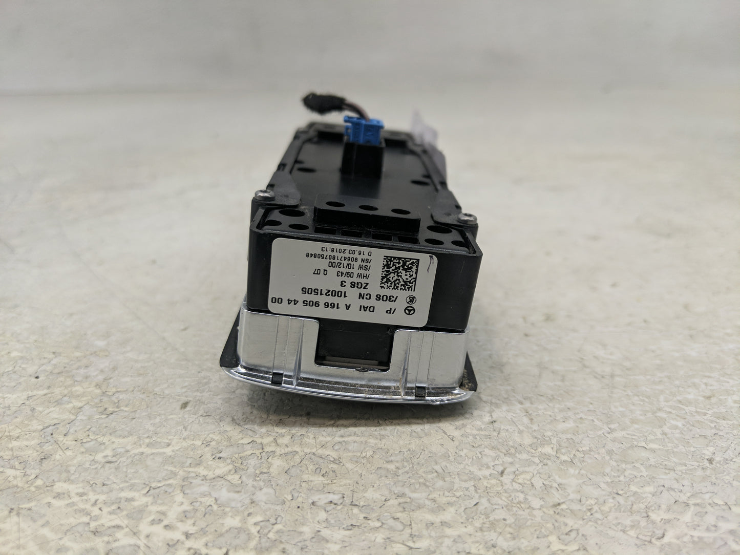 2013-2016 Mercedes-Benz Gl450 Master Power Window Switch Replacement Driver Side Left P/N:A 166 905 44 00 Fits OEM Used Auto
