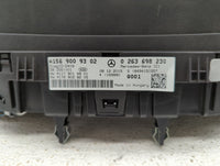 2015-2016 Mercedes-Benz Gla250 Instrument Cluster Speedometer Gauges P/N:A1569009302 0263698230, A1729028205 Fits Fits 2015 