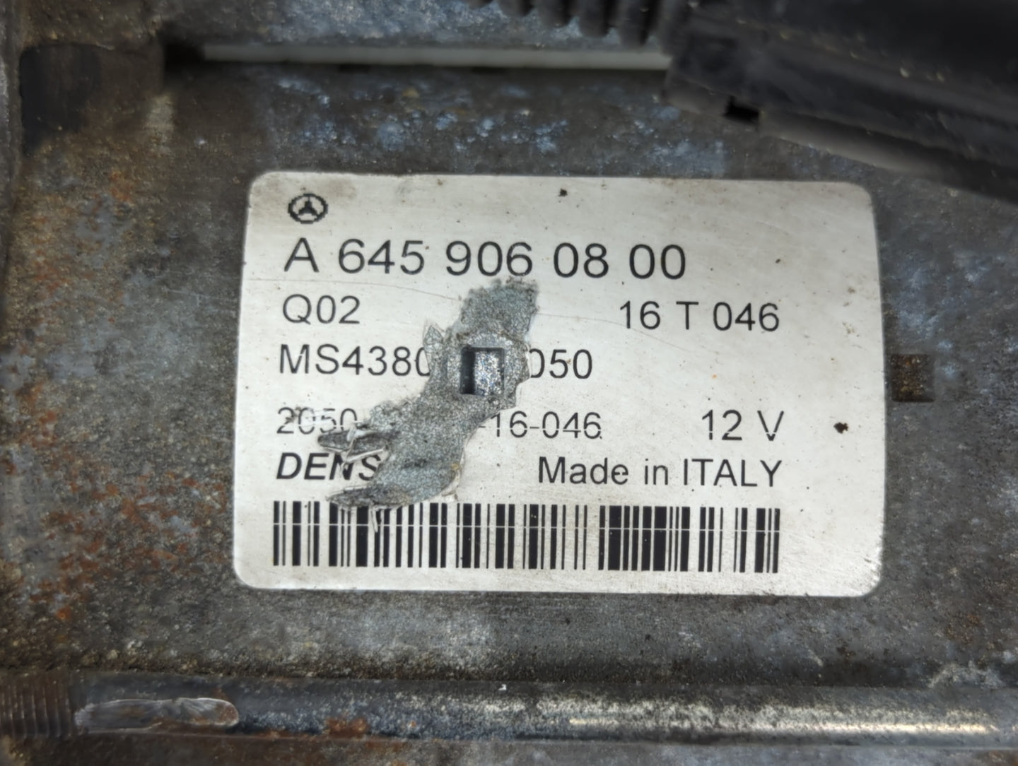 2015-2020 Mercedes-Benz Gla250 Car Starter Motor Solenoid OEM P/N:A 645 906 08 00 Fits OEM Used Auto Parts - Oemusedautopart