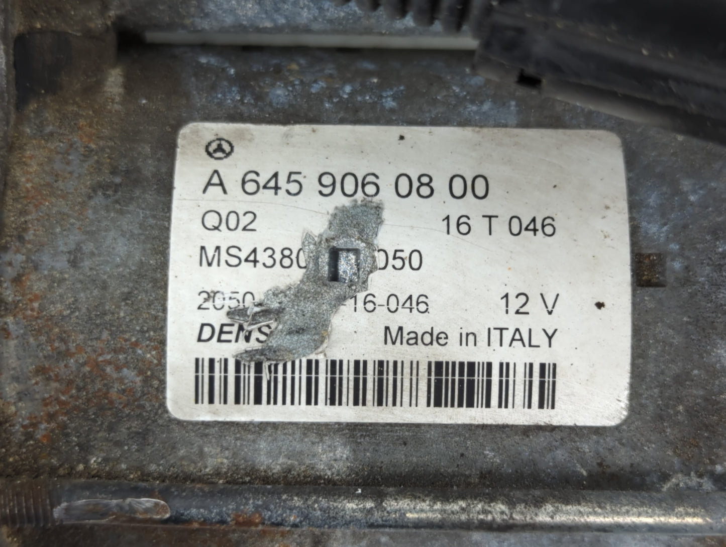 2015-2020 Mercedes-Benz Gla250 Car Starter Motor Solenoid OEM P/N:A 645 906 08 00 Fits OEM Used Auto Parts - Oemusedautopart