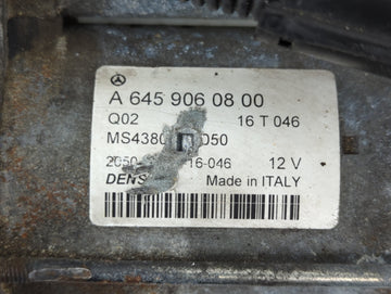 2015-2020 Mercedes-Benz Gla250 Car Starter Motor Solenoid OEM P/N:A 645 906 08 00 Fits OEM Used Auto Parts