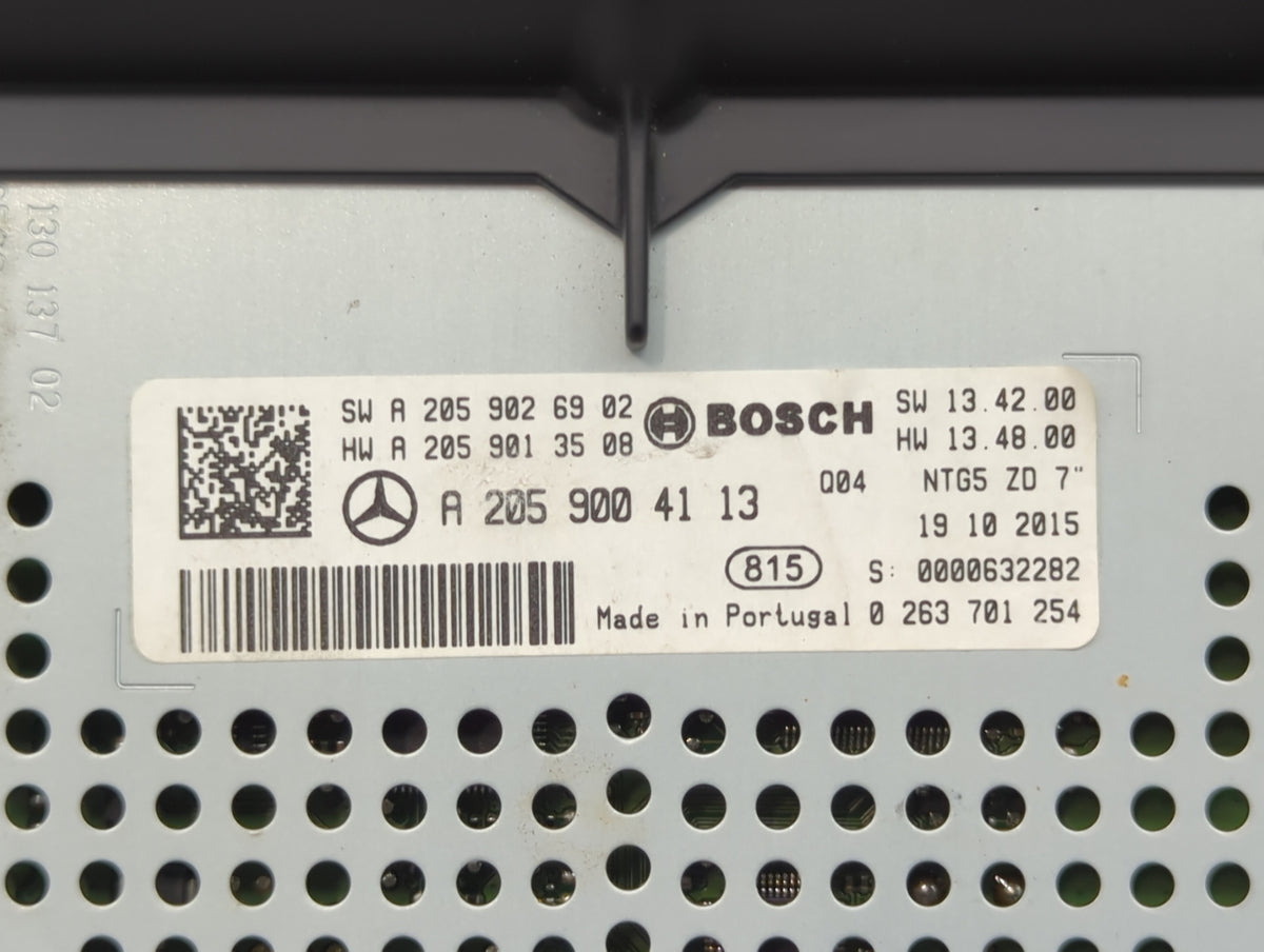 2016 Mercedes-benz Glc300 Information Radio Display Screen 1445931 - Oemusedautoparts1.com