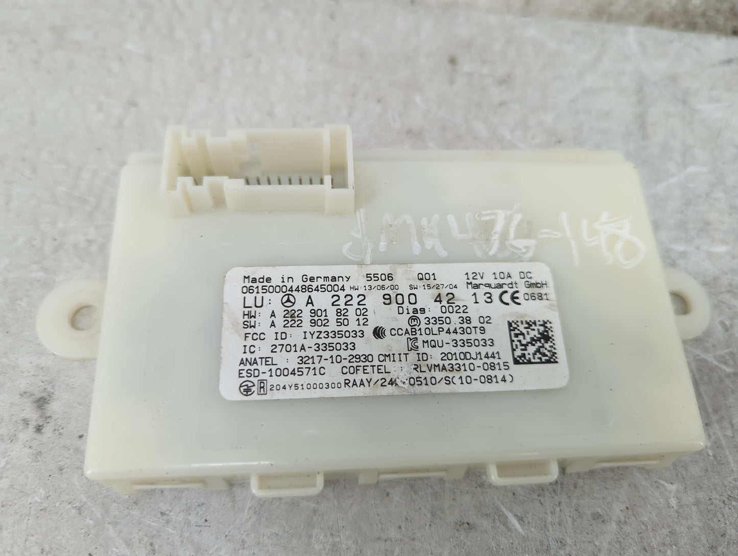 2016-2019 Mercedes-benz Glc300 Locking Control Module - Oemusedautoparts1.com