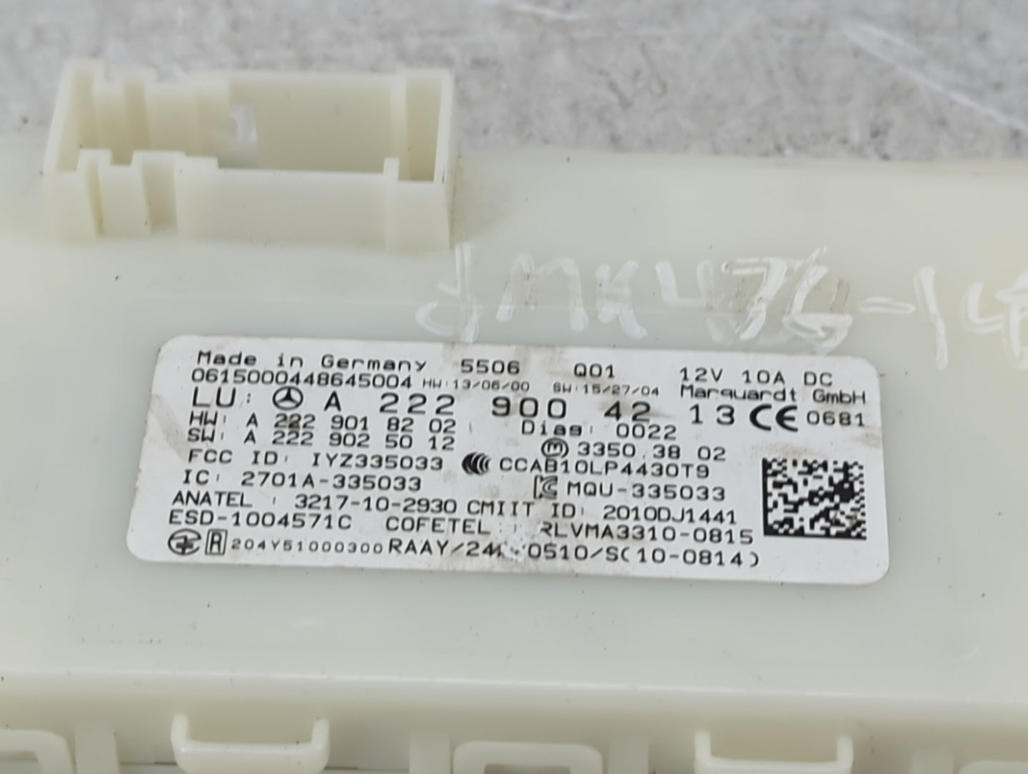 2016-2019 Mercedes-benz Glc300 Locking Control Module - Oemusedautoparts1.com