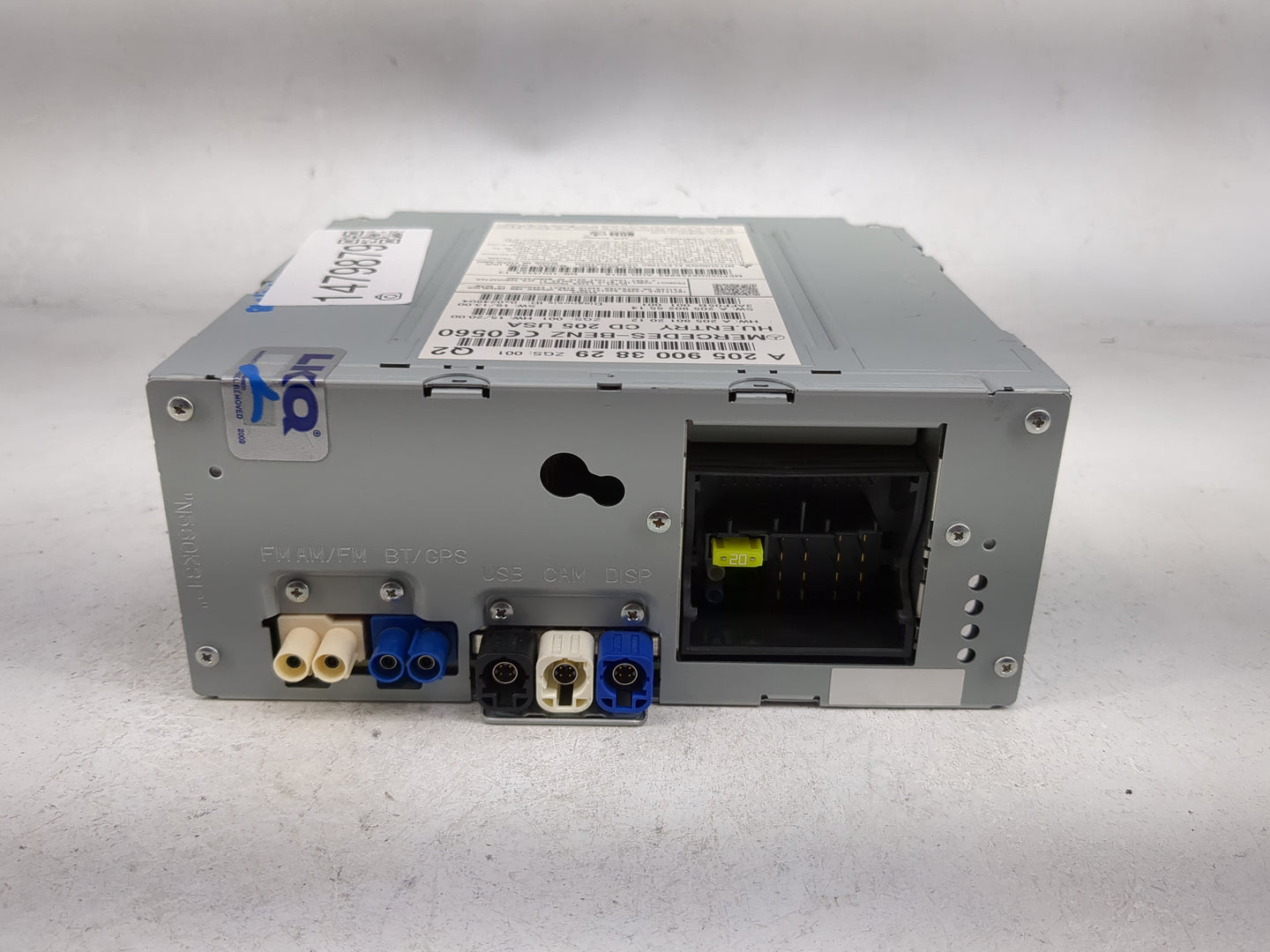 2017 Mercedes-Benz Glc300 Radio AM FM Cd Player Receiver Replacement P/N:A2059003829 A2059012012, A2059025514 Fits OEM Used 