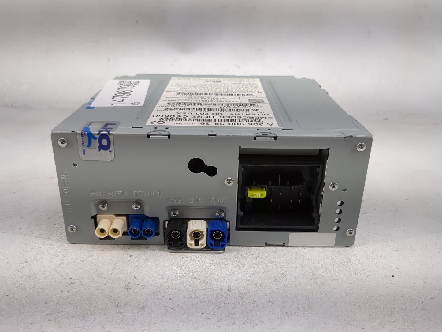 2017 Mercedes-Benz Glc300 Radio AM FM Cd Player Receiver Replacement P/N:A2059003829 A2059012012, A2059025514 Fits OEM Used 