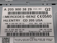 2017 Mercedes-Benz Glc300 Radio AM FM Cd Player Receiver Replacement P/N:A2059003829 A2059012012, A2059025514 Fits OEM Used 