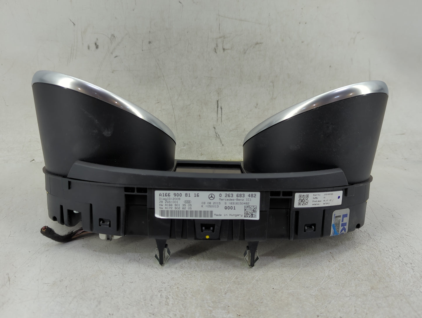 2016 Mercedes-Benz Gle350 Instrument Cluster Speedometer Gauges P/N:1669008116 Fits Fits 2017 OEM Used Auto Parts - Oemuseda