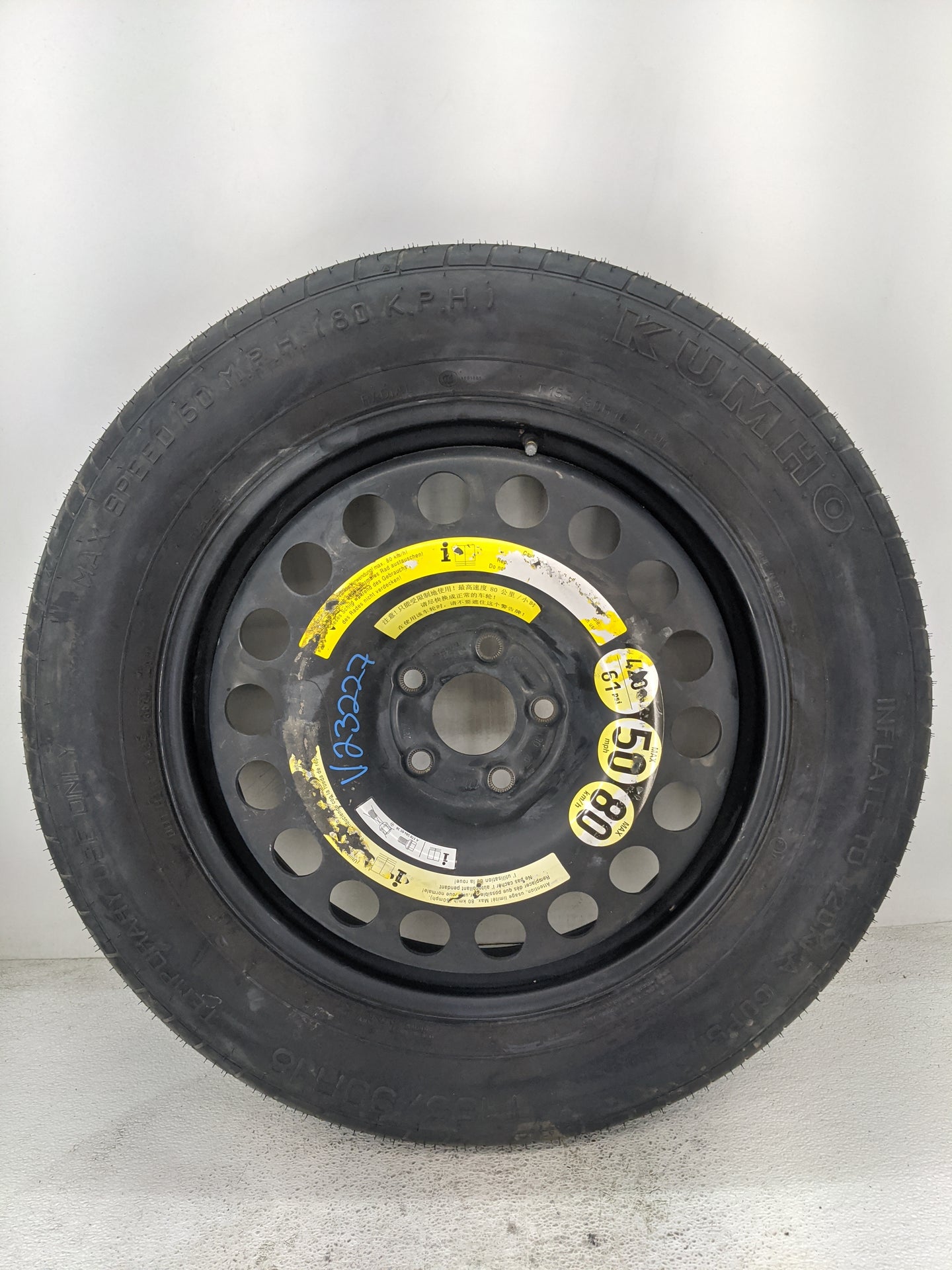2016-2016 Mercedes-benz Gle350 Spare Donut Tire Wheel Rim Oem - Oemusedautoparts1.com