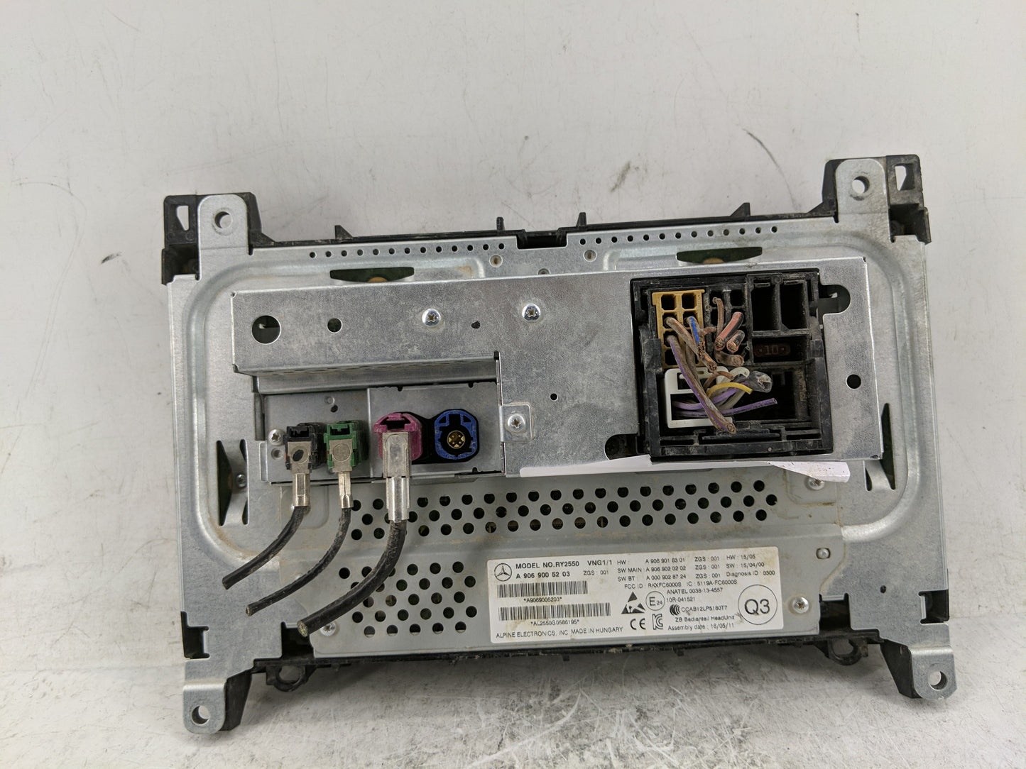 2016 Mercedes-benz Sprinter Radio Control Panel - Oemusedautoparts1.com