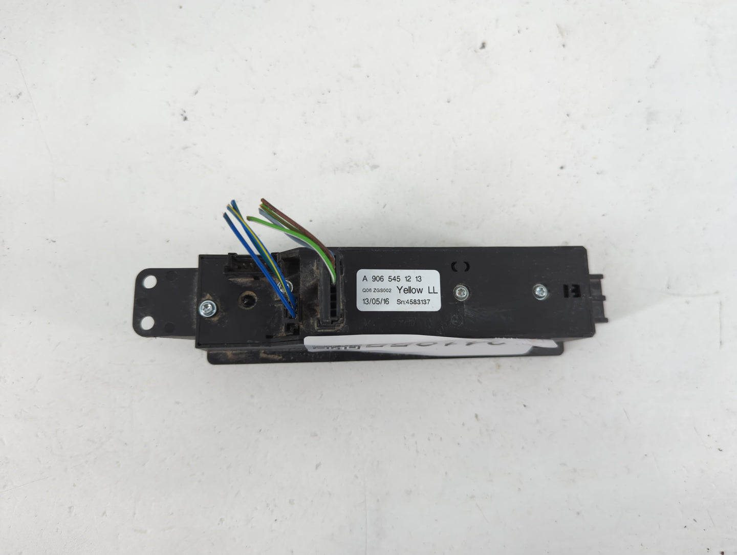 2016 Mercedes-Benz Sprinter 2500 Master Power Window Switch Replacement Driver Side Left P/N:A 906 545 12 13 Fits OEM Used A