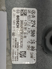 2016 Mercedes Cclass PCM Engine Control Computer ECU ECM PCU OEM P/N:A2749001600 0261S09815, A2749011600 Fits Fits 2015 OEM 
