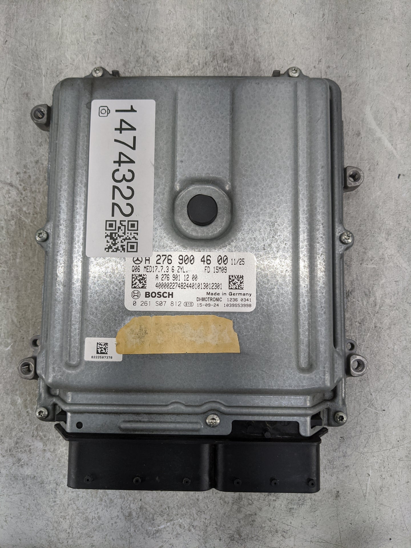2016 Mercedes E-Class PCM Engine Control Computer ECU ECM PCU OEM P/N:A2769011200 0261S07812 Fits Fits 2014 2015 2017 2018 O