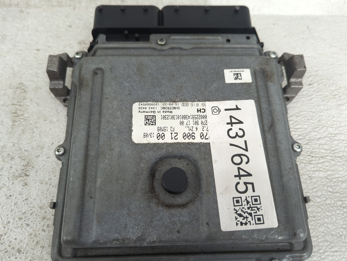 2016 Mercedes Gla250 PCM Engine Control Computer ECU ECM PCU OEM P/N:A2709002100 2709002100 Fits OEM Used Auto Parts - Oemus