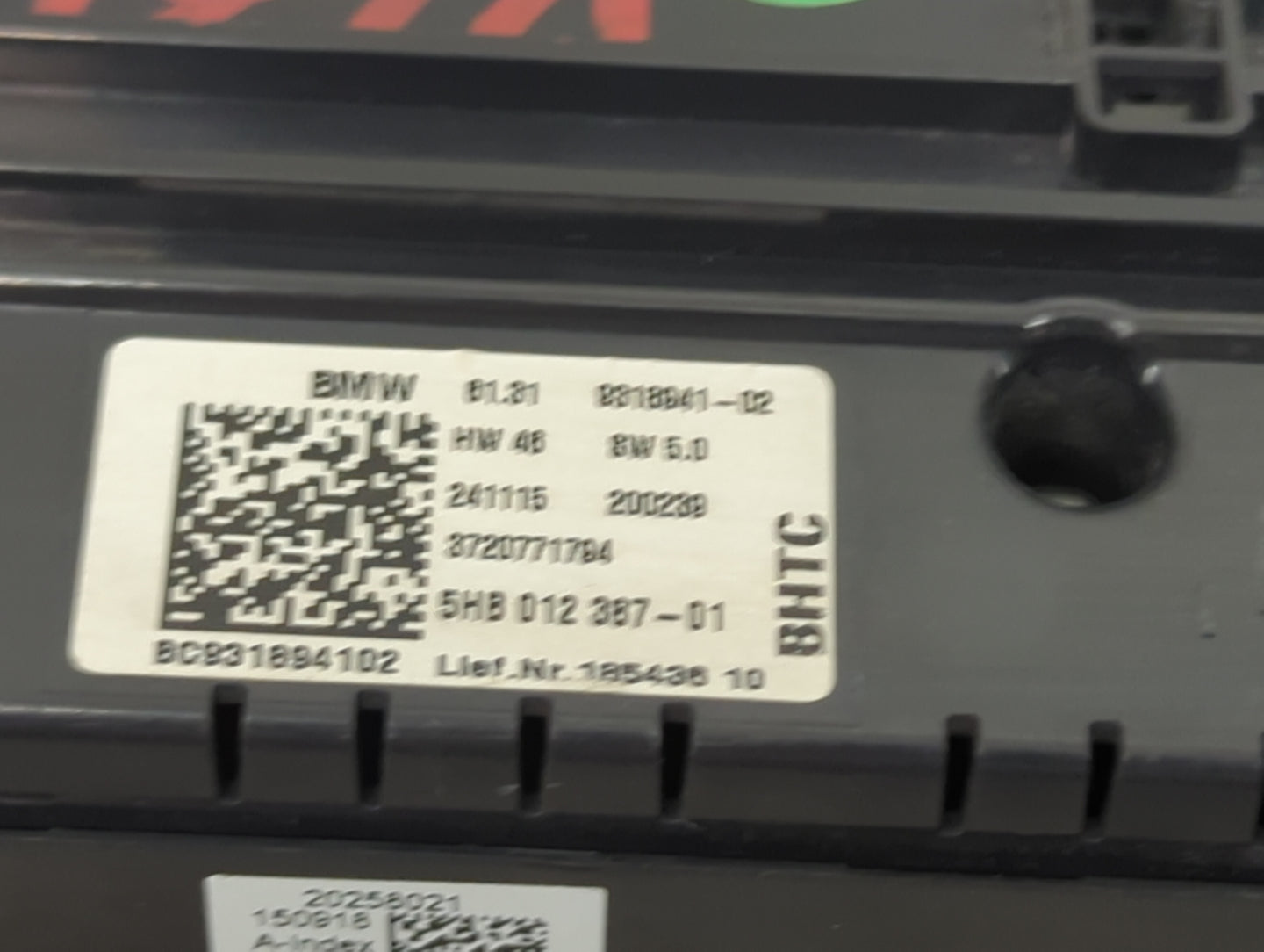 2016 Mini Clubman Climate Control Module Temperature AC/Heater Replacement P/N:9318941-02 5HB 012 387-01, BC931894102 Fits O