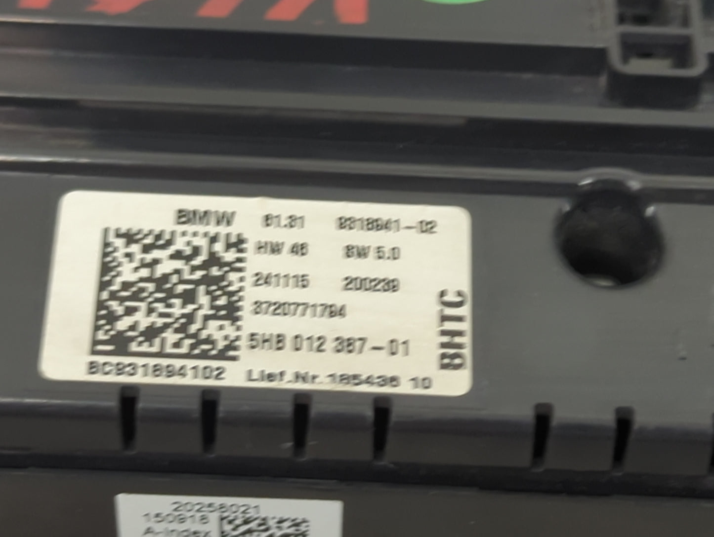 2016 Mini Clubman Climate Control Module Temperature AC/Heater Replacement P/N:9318941-02 5HB 012 387-01, BC931894102 Fits O