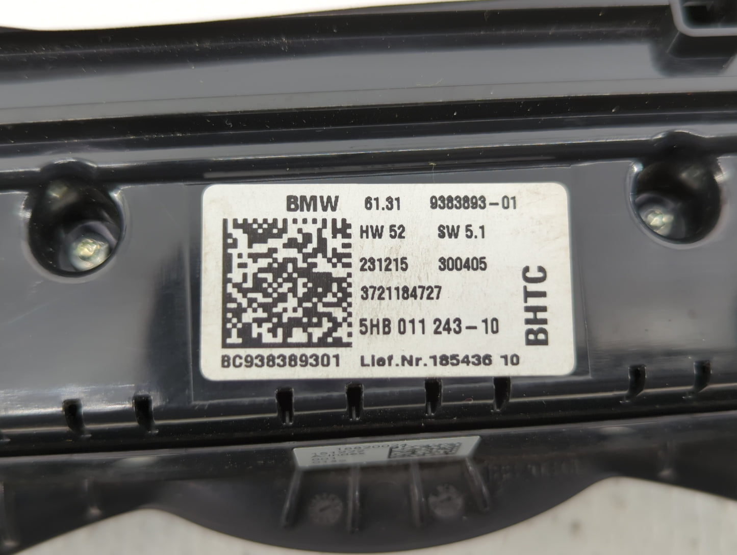 2016 Mini Cooper Climate Control Module Temperature AC/Heater Replacement P/N:9383893-01 Fits OEM Used Auto Parts - Oemuseda