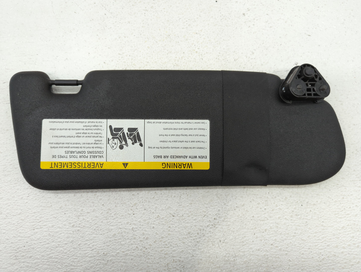 2016 Mini Cooper Sun Visor Shade Replacement Driver Left Mirror Fits OEM Used Auto Parts - Oemusedautoparts1.com