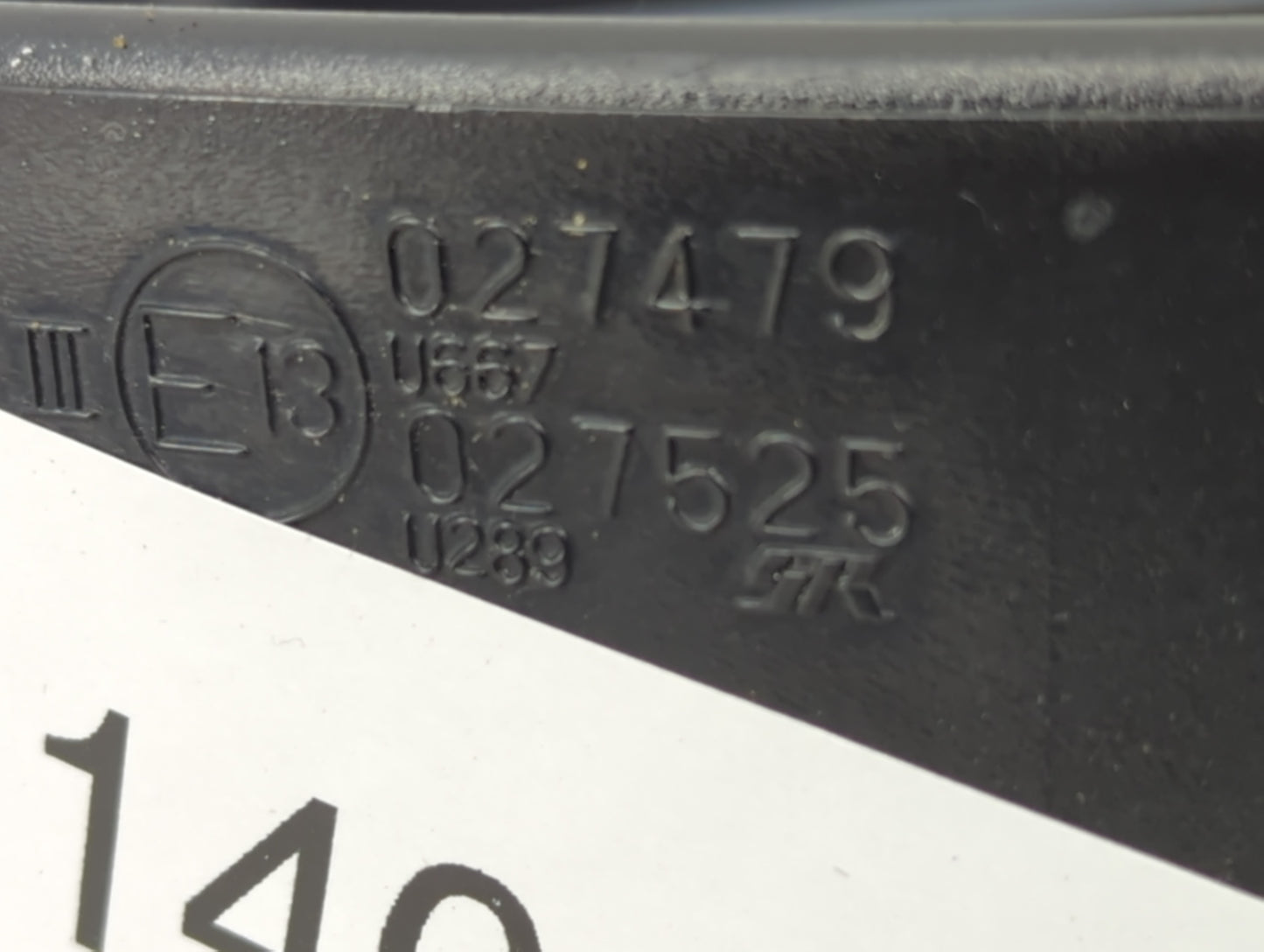 2016 Mitsubishi Lancer Passenger Right Side View Power Door Mirror - Oemusedautoparts1.com